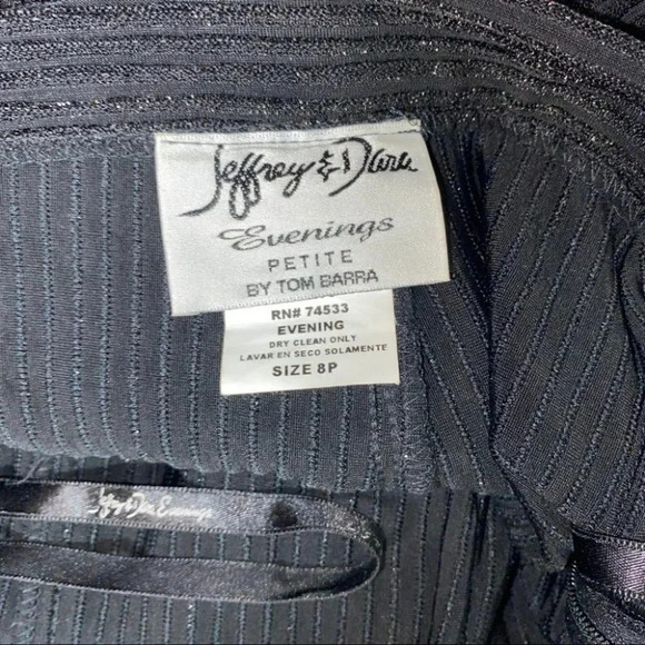 Jeffrey & Dara 2 piece pants & top  black‎ sheer glitter set - Picture 12 of 12